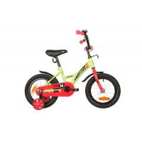 Детский велосипед Novatrack Strike 14 2022 143STRIKE.GN22 (зеленый/красный)