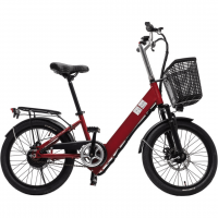 Электровелосипед Furendo E-RT 250 (рубиново-красный матовый)